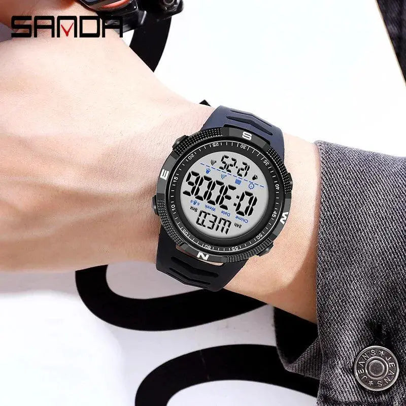 SANDA Military Digital Watch Waterproof Shockproof Gear