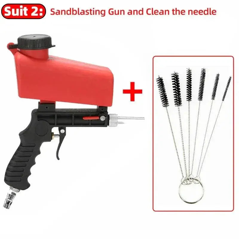 Adjustable Portable Sandblasting Gun Sand Blaster Set
