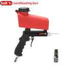 Sandblasting Gun Sand Blaster Adjustable Portable Set