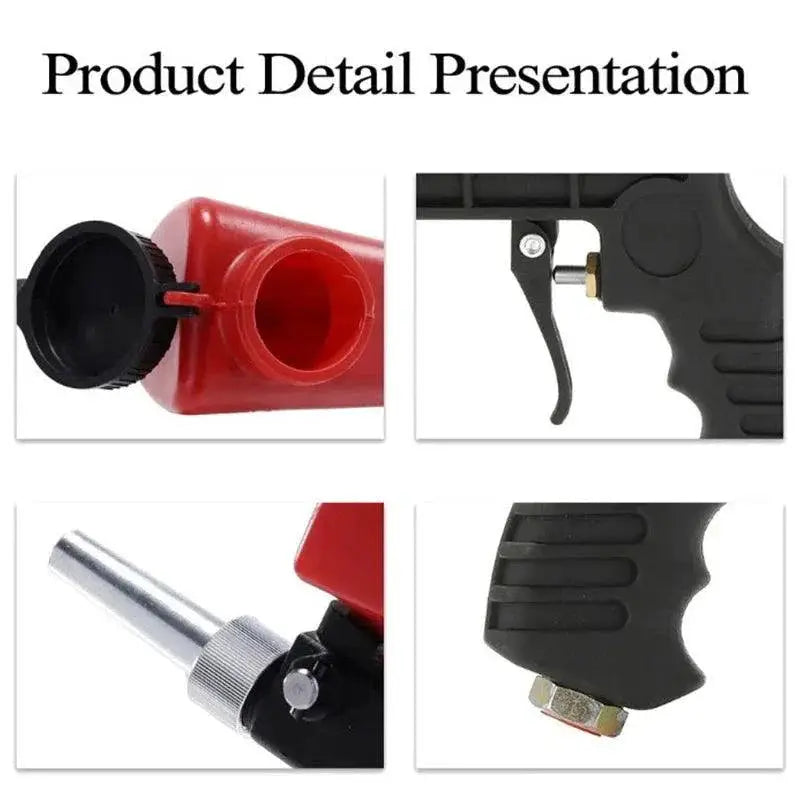 Adjustable Portable Sandblasting Gun Sand Blaster Set