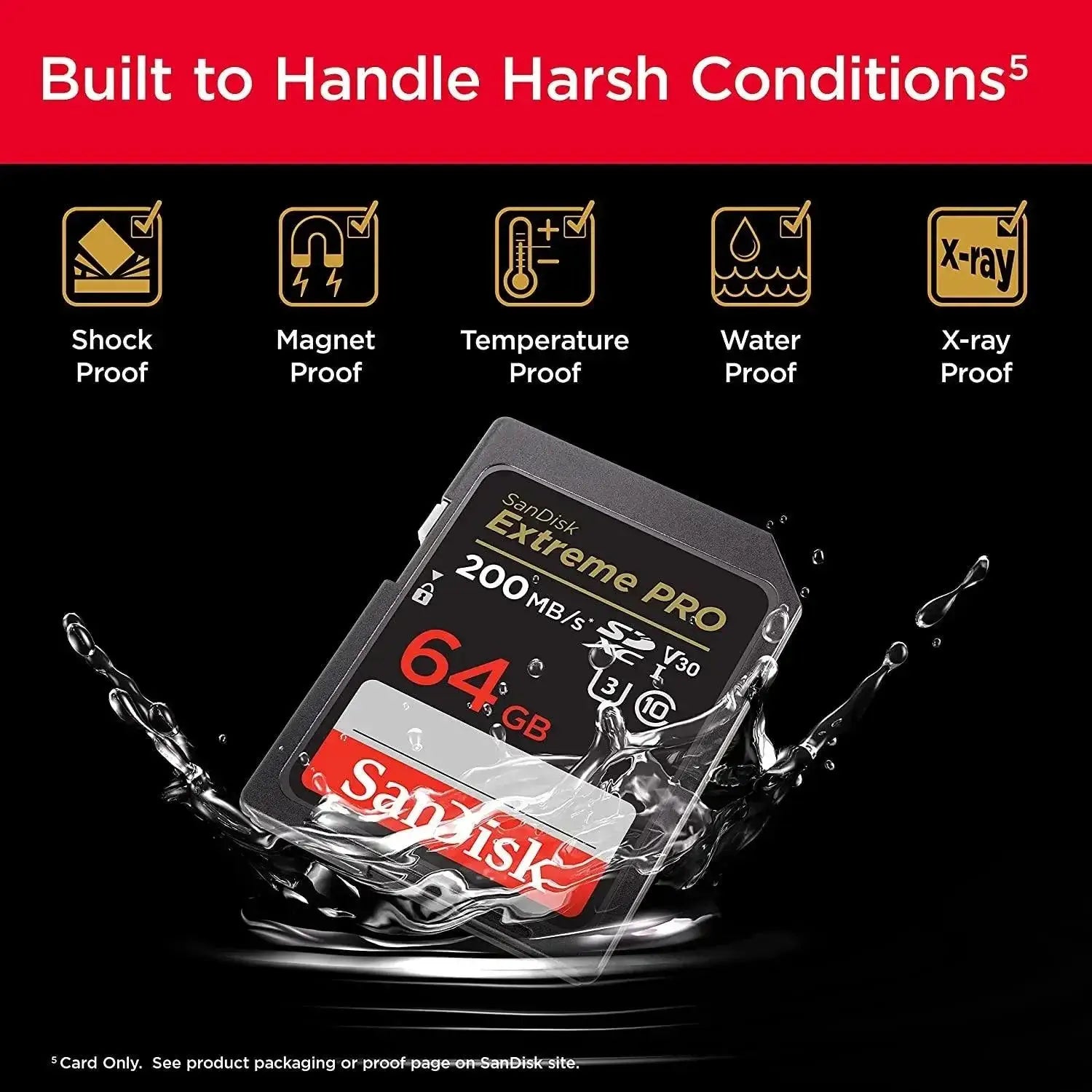 SanDisk Extreme Pro Memory Card for 4K Ultra HD Videos