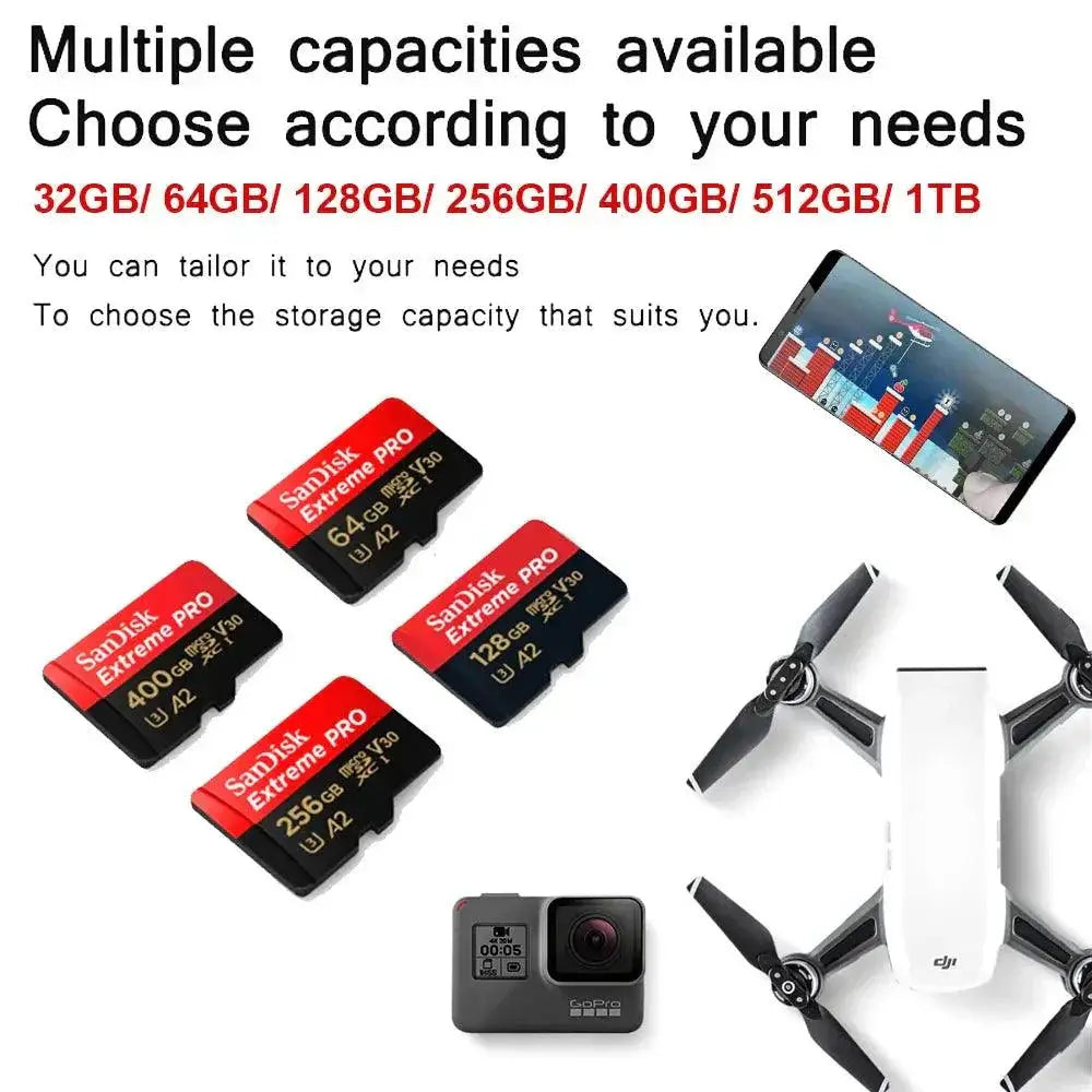 SanDisk Extreme Pro Micro SDXC High Speed Card For DJI