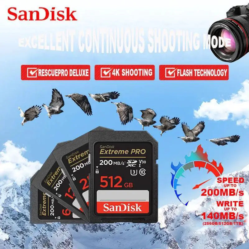 SanDisk Ultra SD Card High Speed Memory Card for Camera