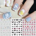 Sanrio Cute Cartoon Nail Stickers Set Anime Inspired Art