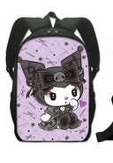 Sanrio Kuromi Backpack Pencil Bag Kawaii School Bag Set
