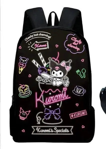 Easy Storage Kuromi Backpack for School — product view 12