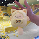 Sanrio Kuromi Cinnamoroll Cat Doll Keychain Cute Pendant