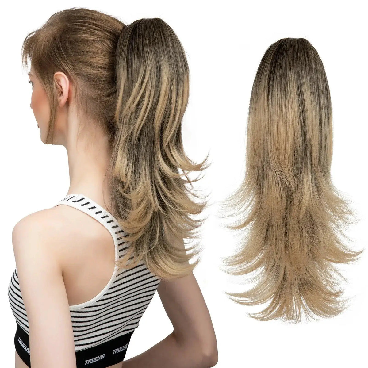 Sarla Ponytail Hair Extensions - Glamour — 1B