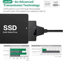 SATA to USB Adapter Cable for High-Speed SSD Transfer