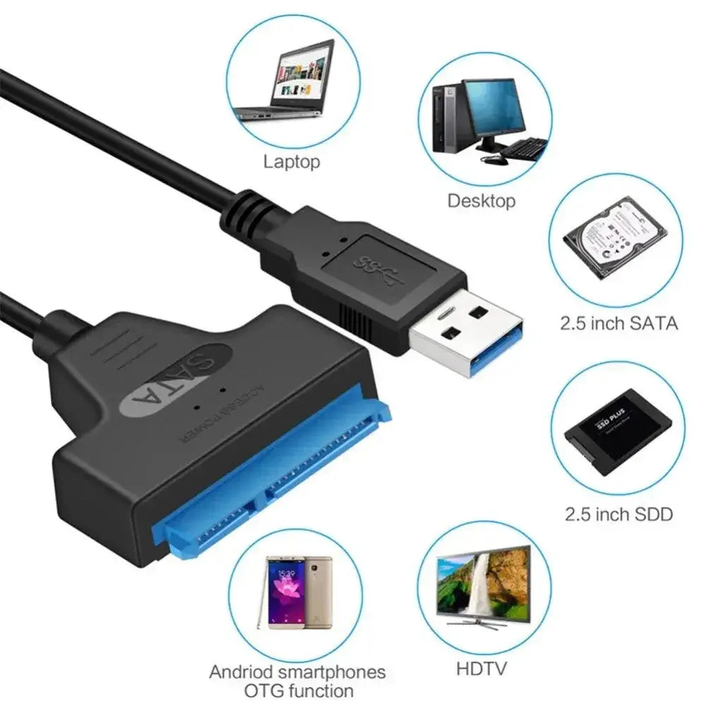 SATA To USB Adapter High Speed Data Transfer Cable
