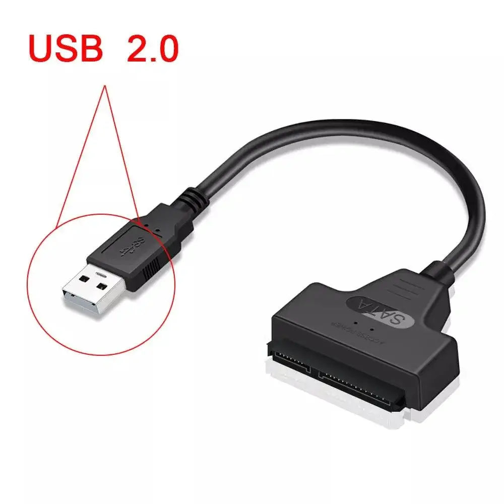 SATA to USB Adapter High Speed Data Transfer for SSD and HDD