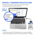 SATA to USB Cable for Fast Data Transfer External Drives