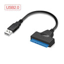 SATA to USB Cable for Fast Data Transfer External Drives