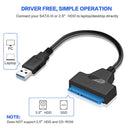 SATA to USB Cable for Fast Data Transfer External Drives