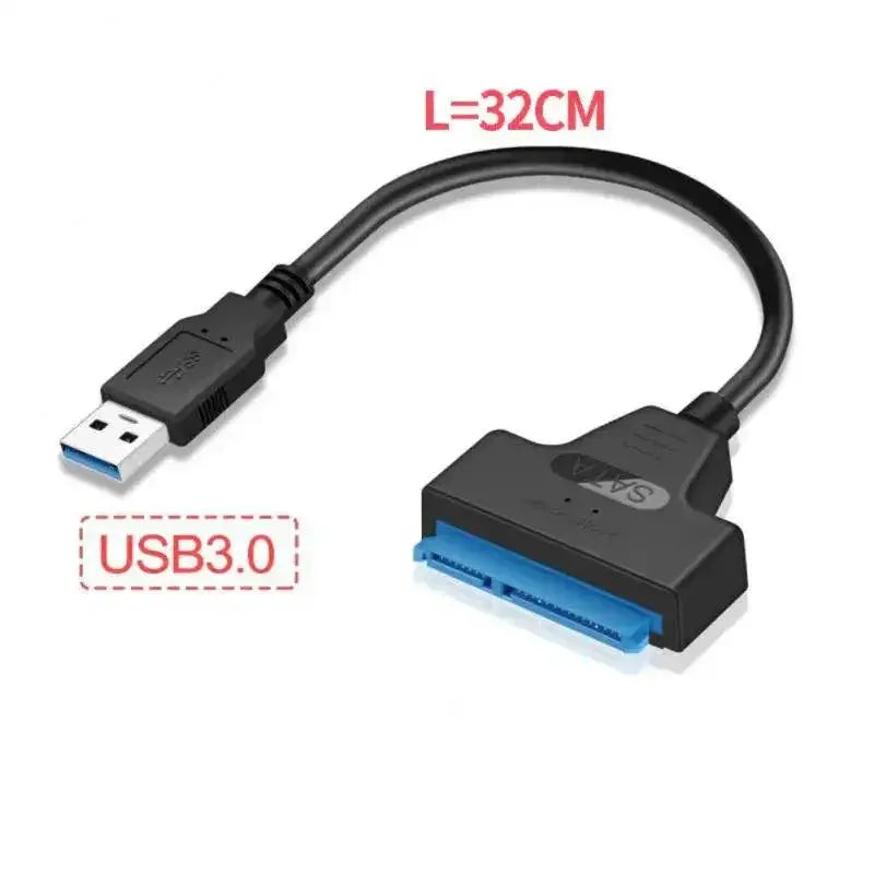 SATA to USB Cable for Fast Data Transfer External Drives