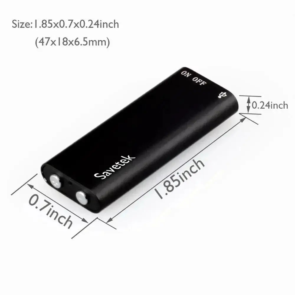 Savetek USB Pen Recorder Compact Audio Player Voice Capture