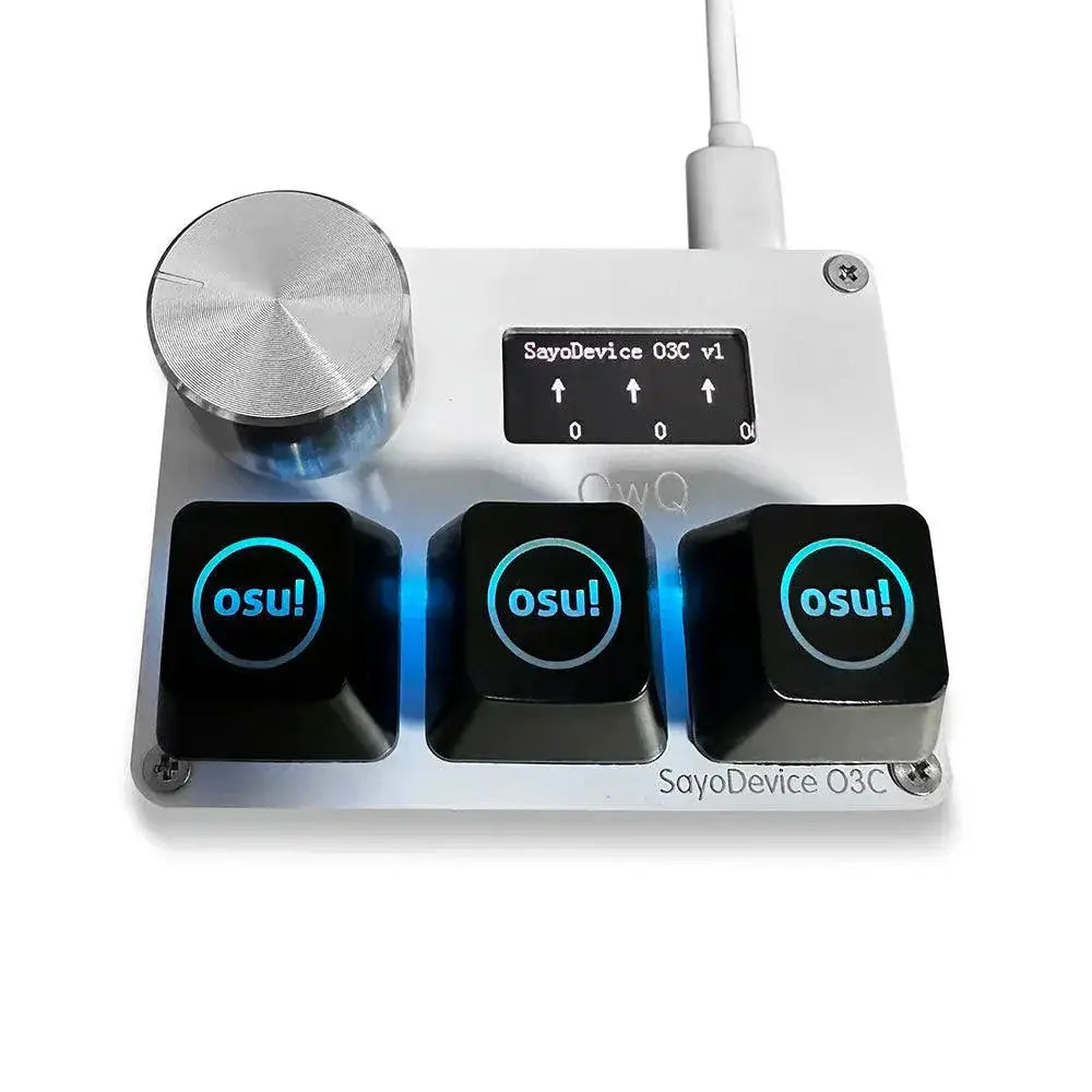 SayoDevice OSU O3C Gaming Keyboard Personalize Fast Switches