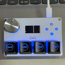 SayoDevice OSU O3C Gaming Keyboard Personalize Fast Response Switches