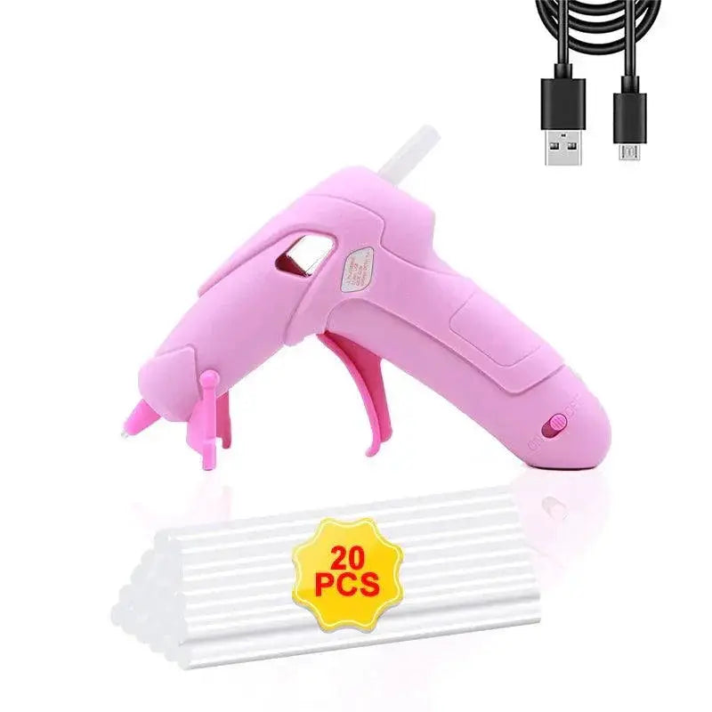 Scimaker 3.7V Cordless Hot Melt Glue Gun With 20 Sticks