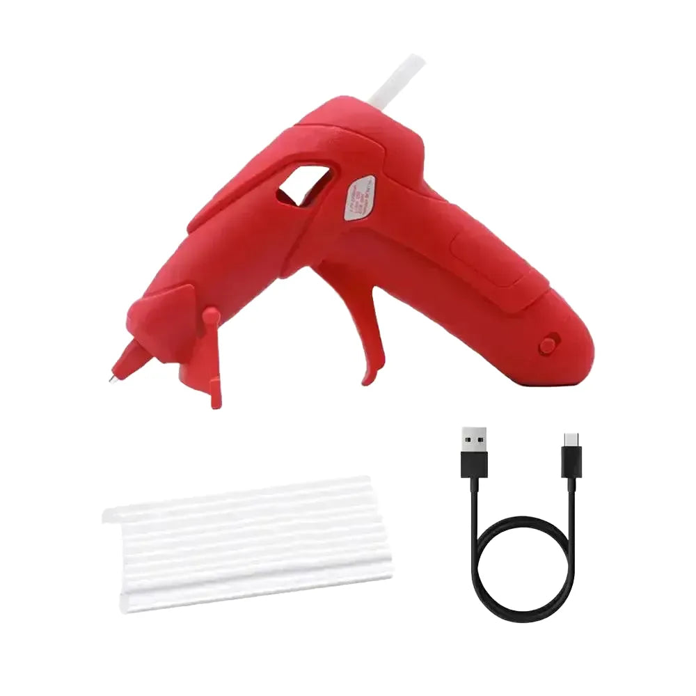 Scimaker Cordless Hot Melt Glue Gun With Sticks - Pink with 20 sticks product image