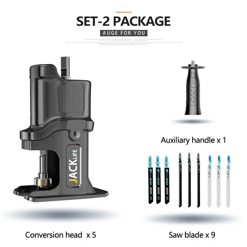 Drill to Saw Attachment for Precise Cuts — product view