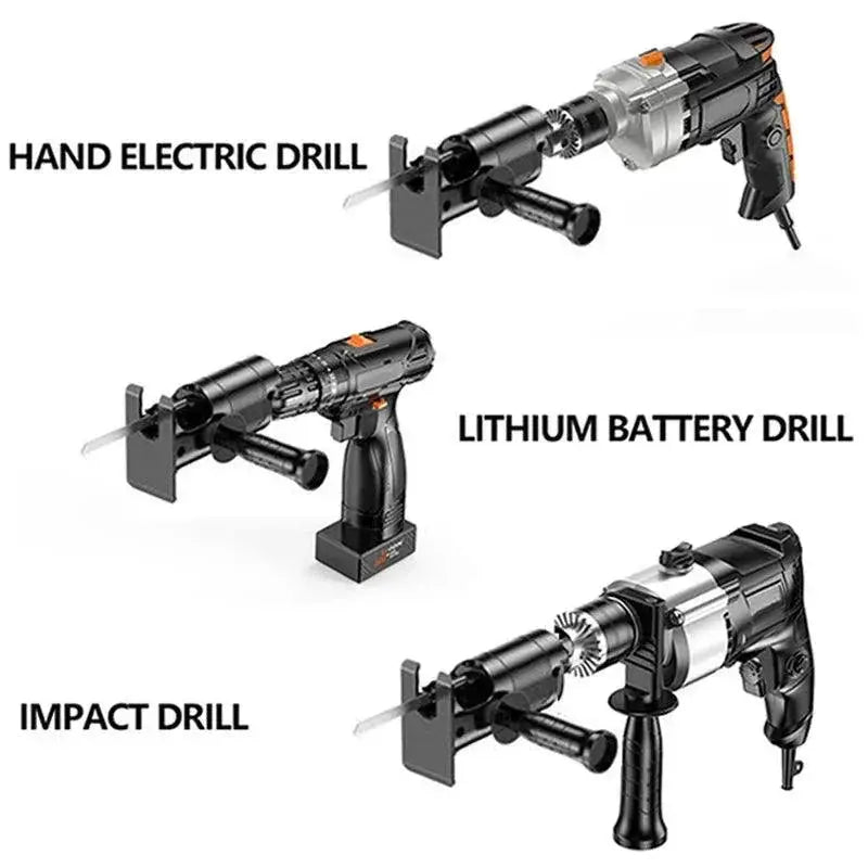Screwdriver Conversion Head for Electric Drill to Saw Tool