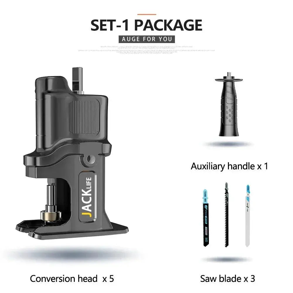 Screwdriver Conversion Head for Electric Drill to Saw Tool