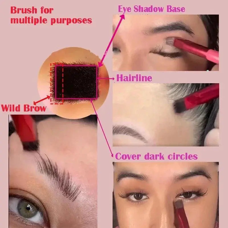 Sculpt and Blend Eyebrow Brush Set for Flawless Makeup