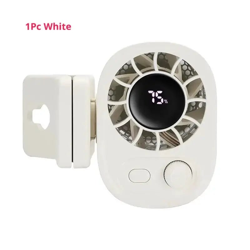 Seametal Clip On Car Fan 360 Rotatable Beat Heat On The Go USB Rechargeable