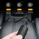 SEAMETAL USB Car Cooling Fan With 360 Rotation Silent 3 Speed Boosting Comfort