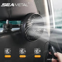 SEAMETAL USB Car Cooling Fan With 360 Rotation Silent 3 Speed Boosting Comfort