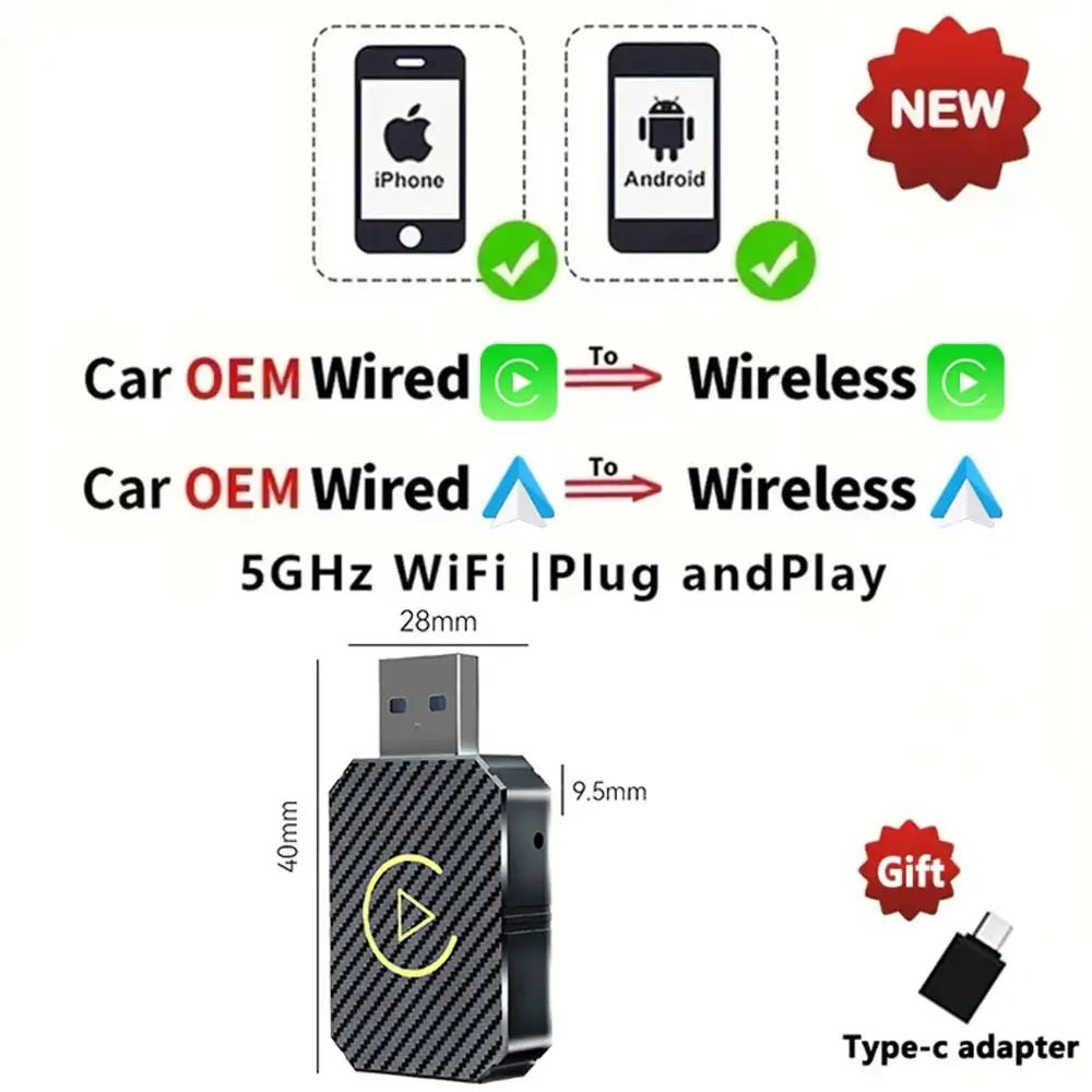 Seamless CarPlay Adapter for Car Owners