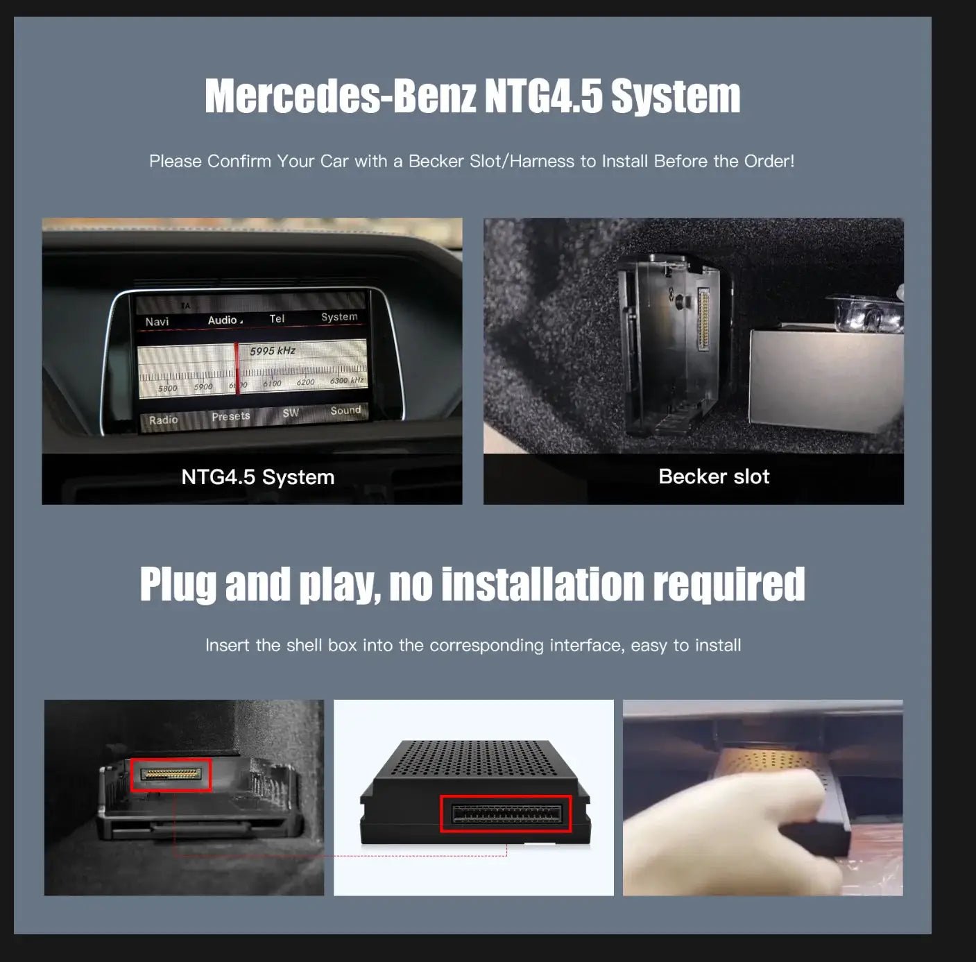 Seamless CarPlay Adapter for Mercedes