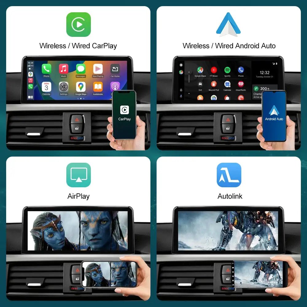 Seamless CarPlay Display for BMW 1-4