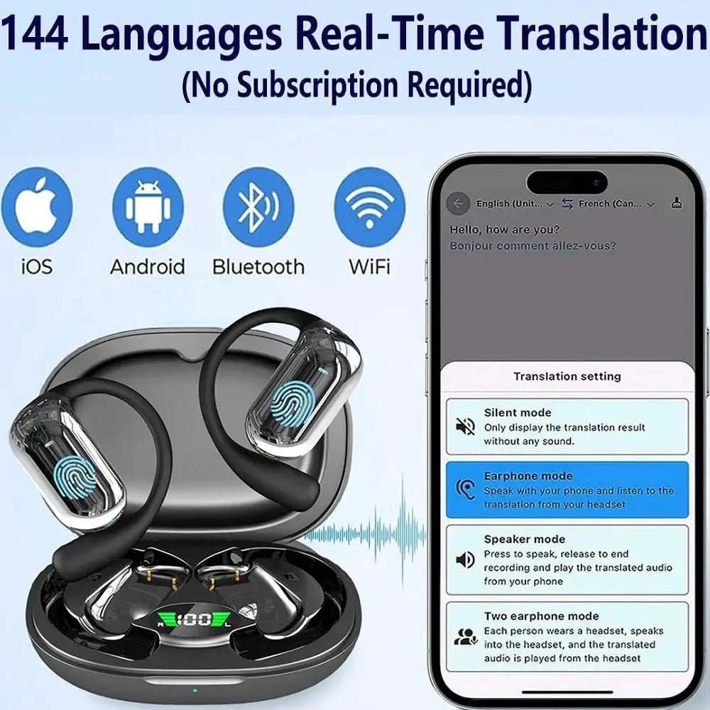 Seamless Translation Earbuds For Runners - Real Time AI
