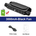 Seat Cooling Fan 5V USB 3 Speed Headrest Mount For Front Rear Seats Stay Cool