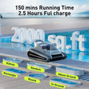 Seauto Crab Pro Cordless Robotic Pool Cleaner Up To 2000 Sqft 2025 Model