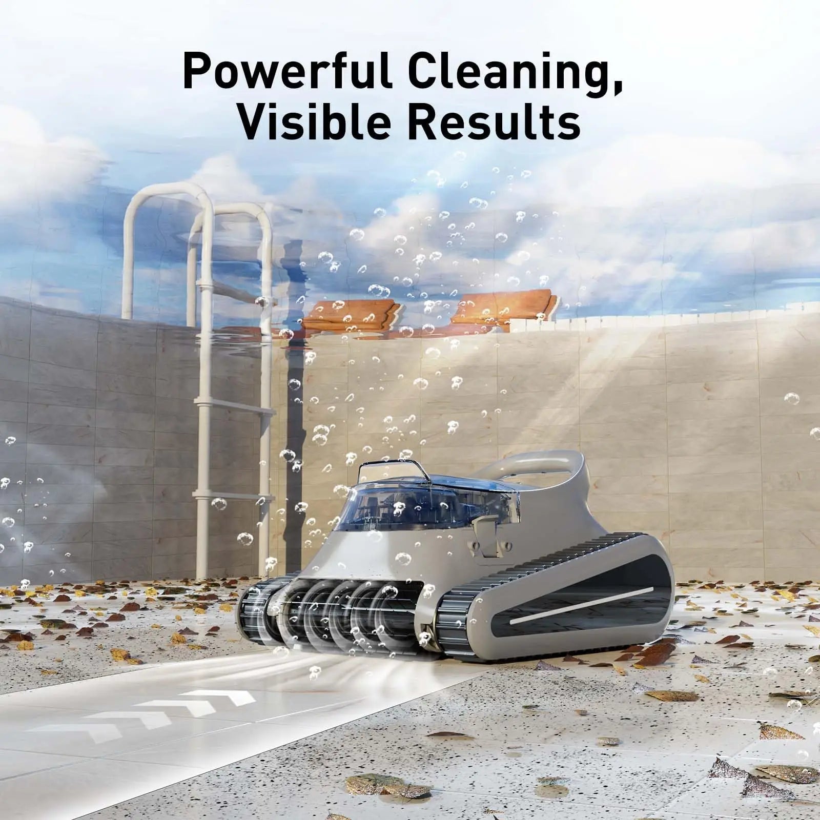 Seauto Crab Pro Cordless Robotic Pool Cleaner Up To 2000 Sqft 2025 Model