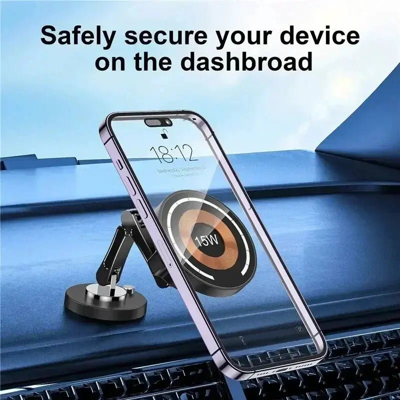 Secure Magnetic Car Mount for iPhone Pro