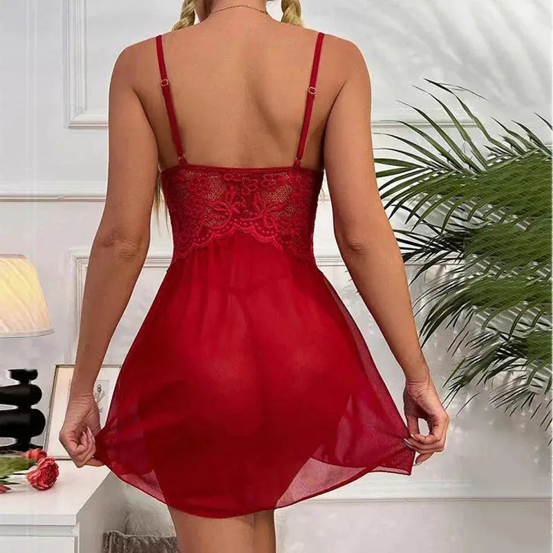 Seductive Lace Halter Bra Set to Empower Confidence