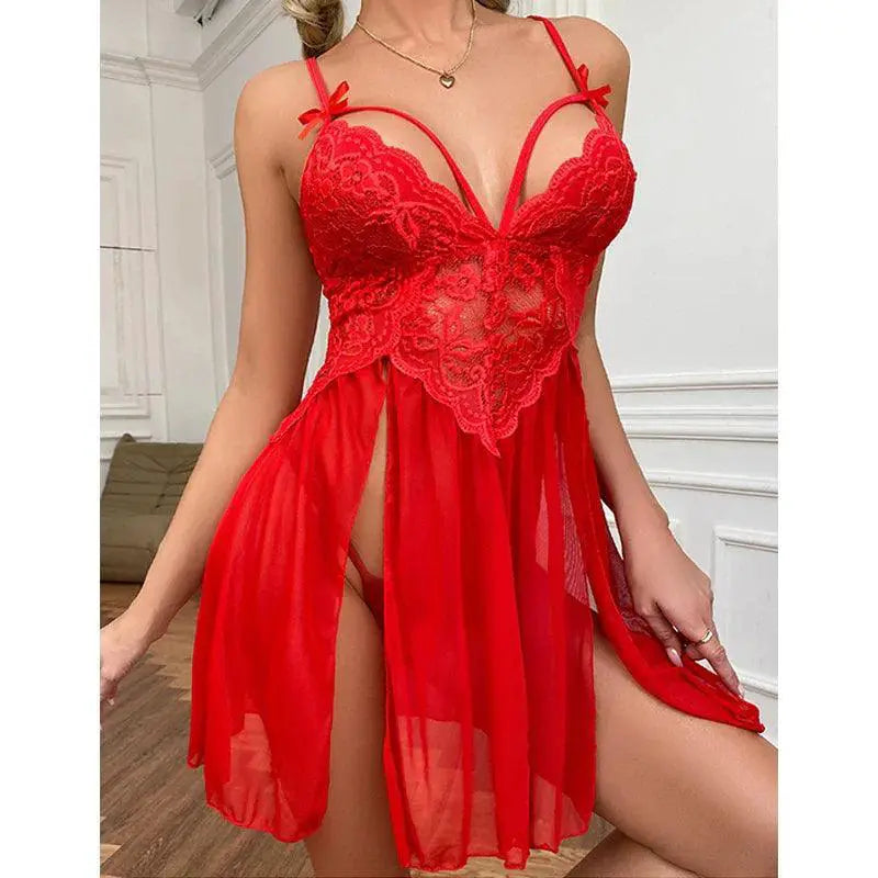 Seductive Lace Halter Bra Set to Empower Confidence