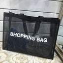 See Through Mesh Tote for Travel