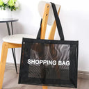 See Through Mesh Tote for Travel