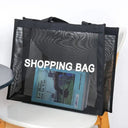 See Through Mesh Tote for Travel