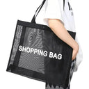 See Through Mesh Tote for Travel