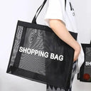 See Through Mesh Tote for Travel
