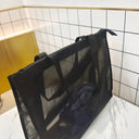 See Through Mesh Tote for Travel