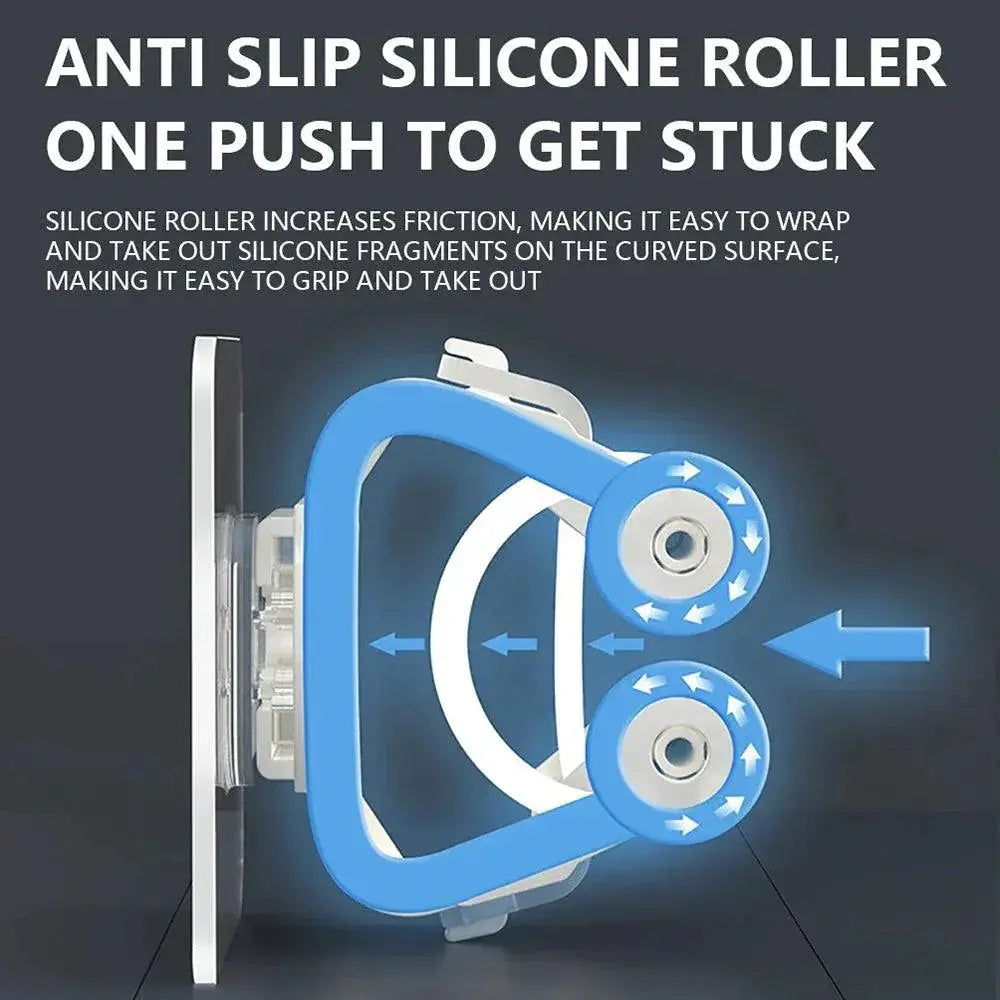 Self Adhesive Mop Holder Durable Waterproof Organizer