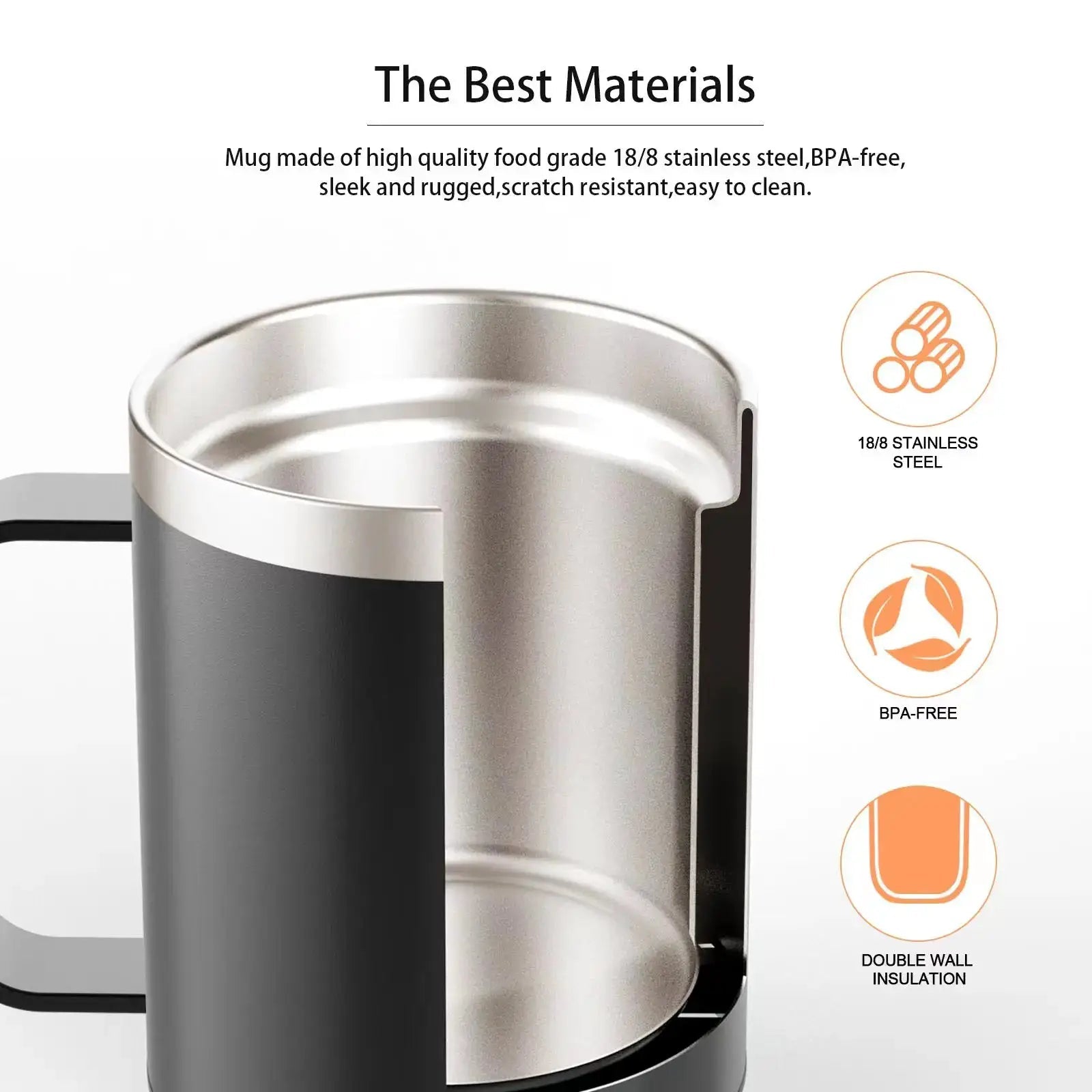 Self-Heating USB Travel Mug for Work