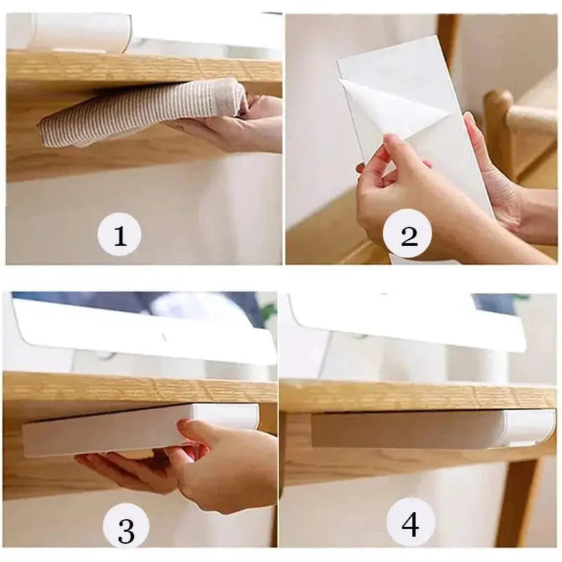 Self Stick Pencil Tray Drawer Organizer For Office And Home
